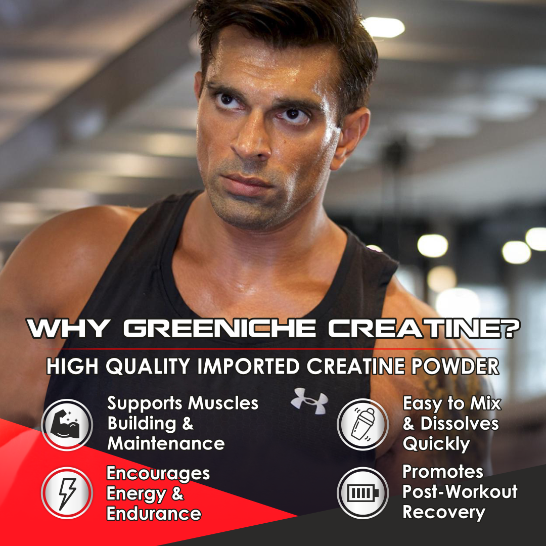 Greeniche Premium Micronized Creatine Monohydrate