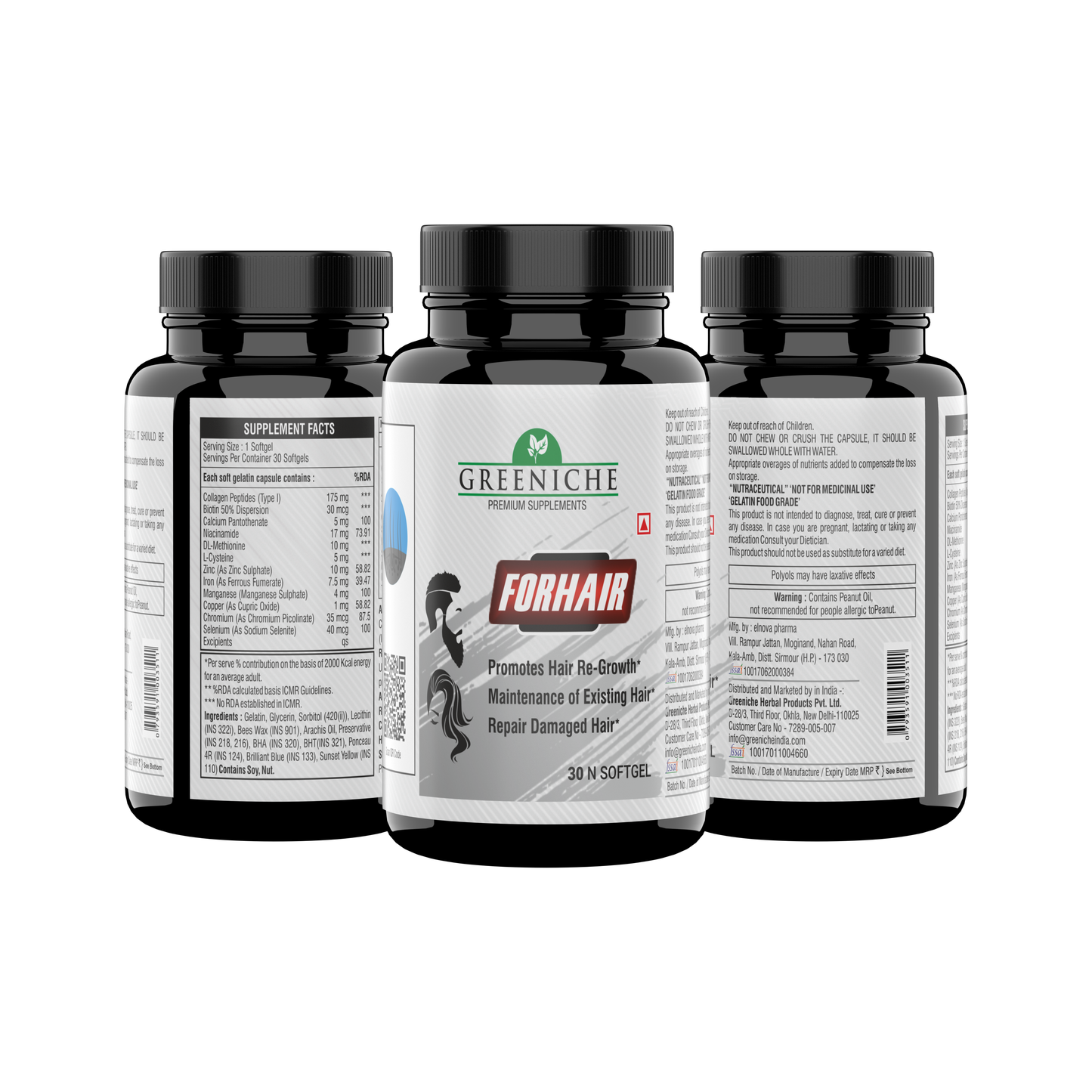 Greeniche FORHAIR: Repair & Regrow Hair Supplement