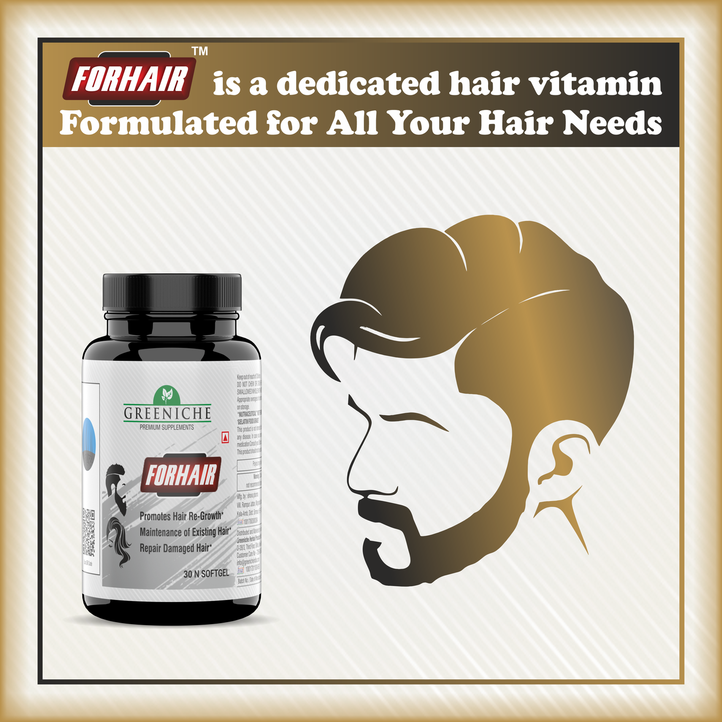 Greeniche FORHAIR: Repair & Regrow Hair Supplement