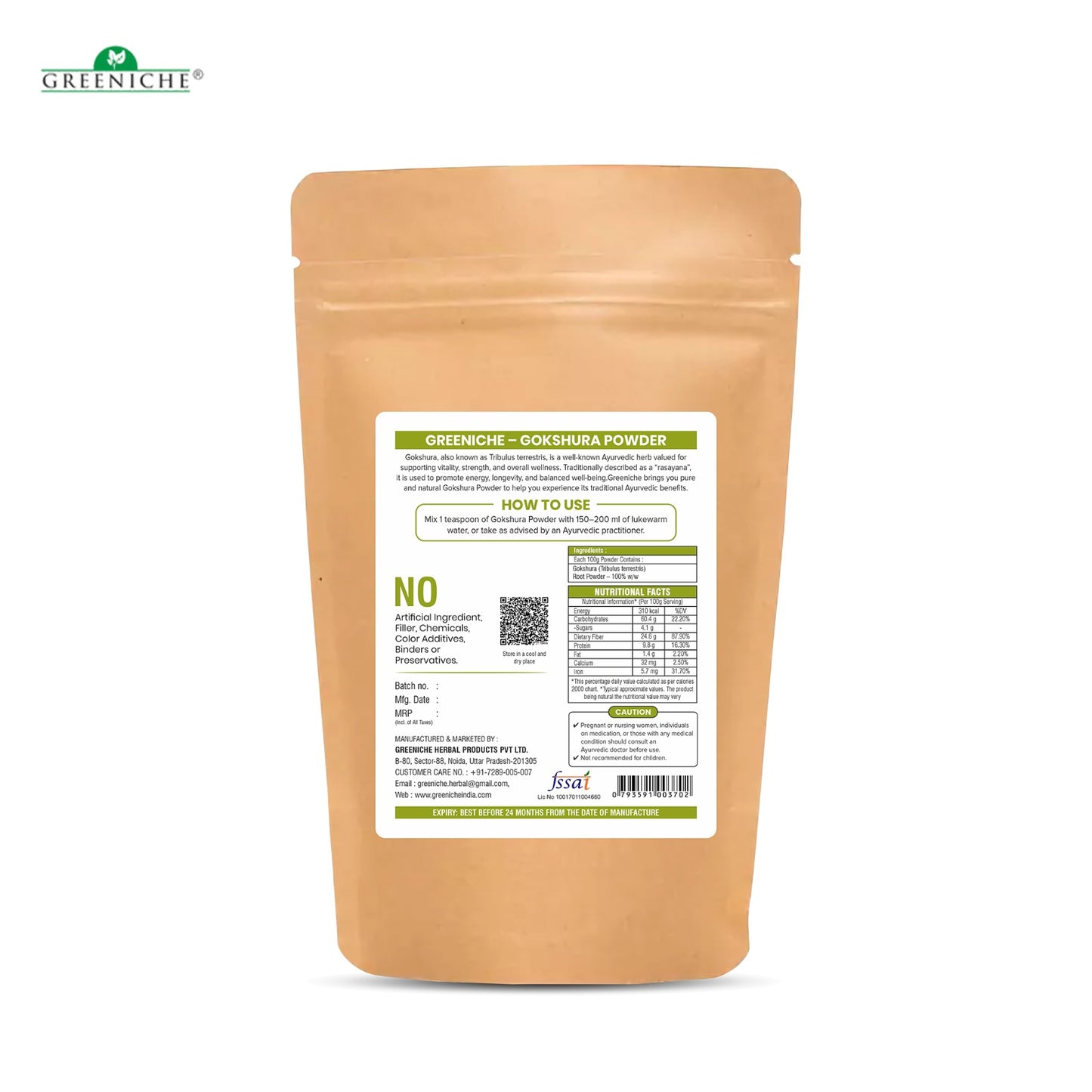 Greeniche Gokshura – Ayurvedic Herb