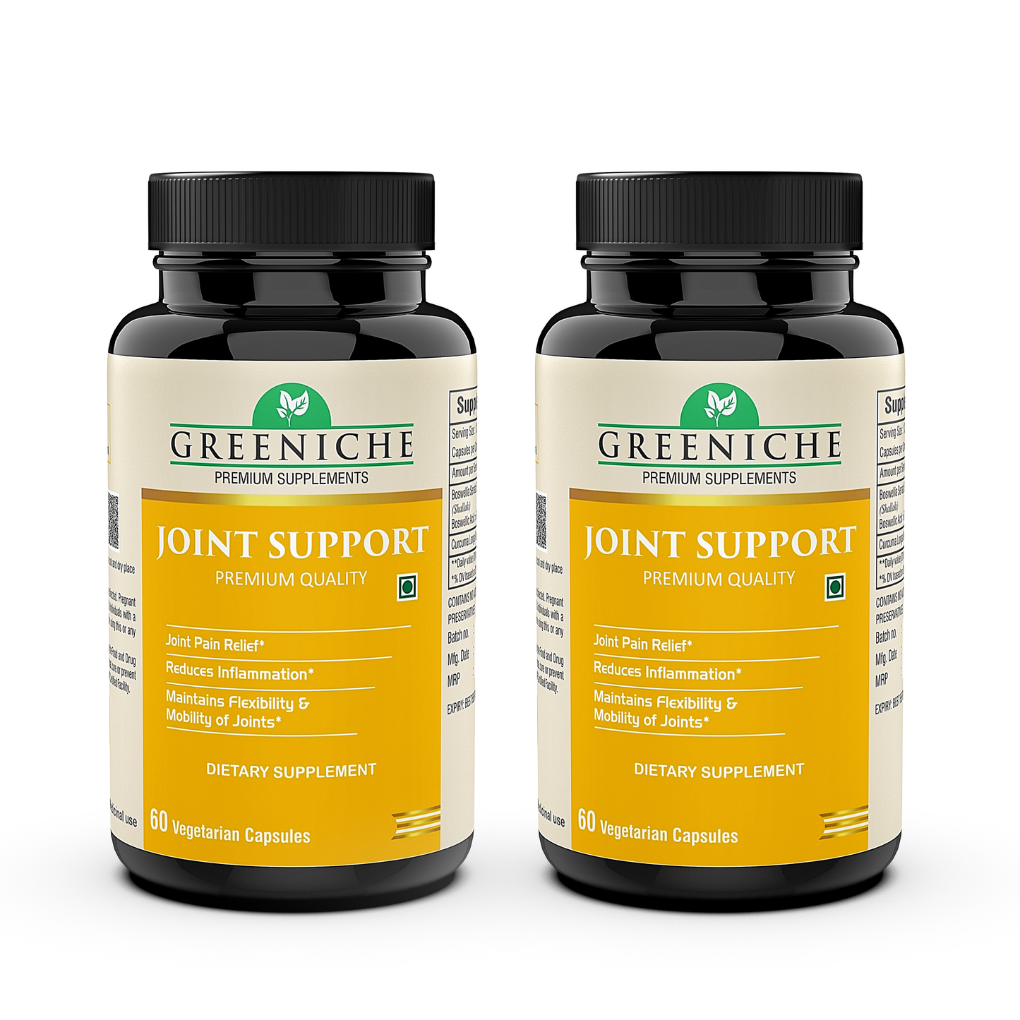Greeniche Plant Based Natural Joint Support For Pain Relief & Joint Health