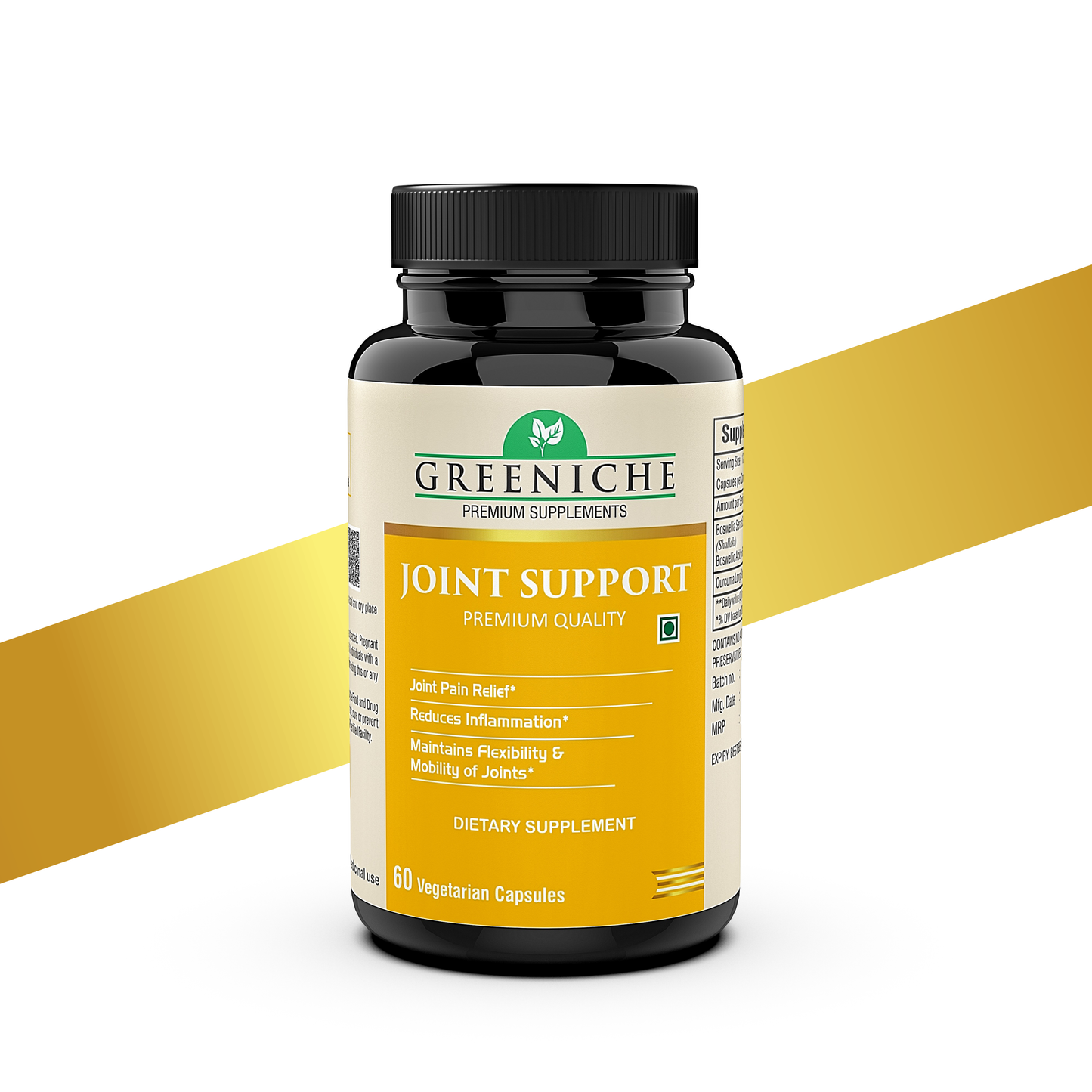 Greeniche Plant Based Natural Joint Support For Pain Relief & Joint Health