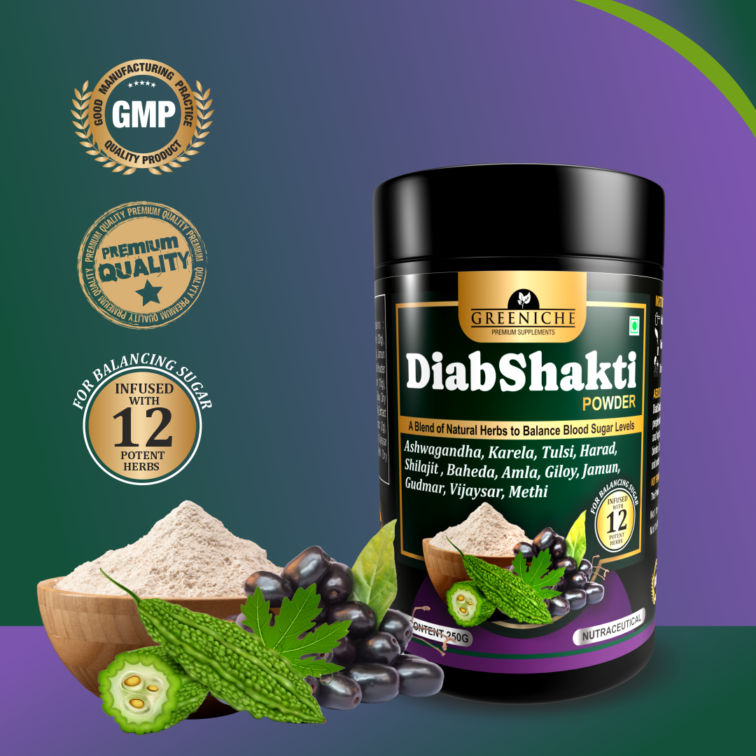 Greeniche DiabShakti Powder – Ayurvedic Support for Blood Sugar Management