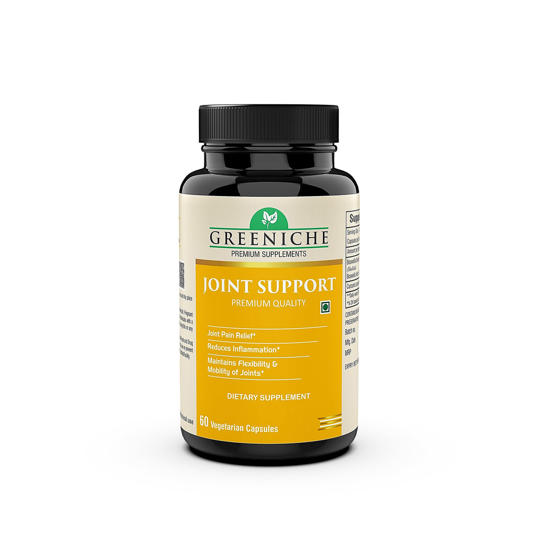 Greeniche Plant-Based Natural Joint Support – Gentle Support for Joint Comfort & Mobility