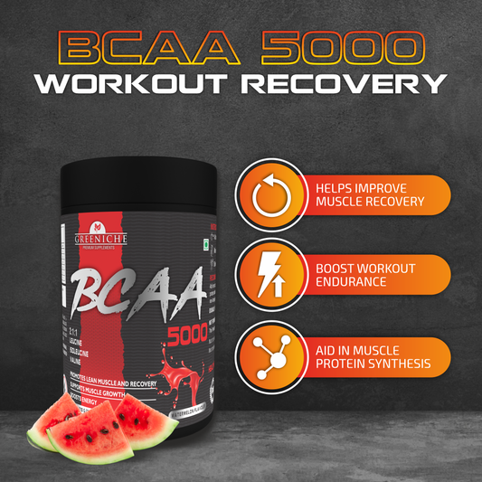 Greeniche BCAA for Men & Women – Support Muscle Recovery & Better Workouts, Naturally