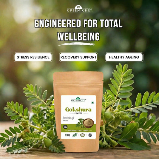 Greeniche Gokshura – A Trusted Ayurvedic Herb for Strength &amp; Vitality