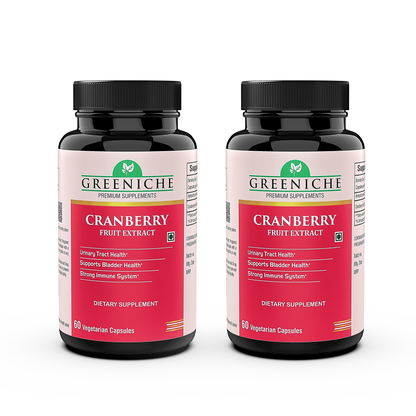 Greeniche Natural Cranberry Extract 500 Mg L Supports Urine Tract Health L Bladder Health L Support UTI Prevention
