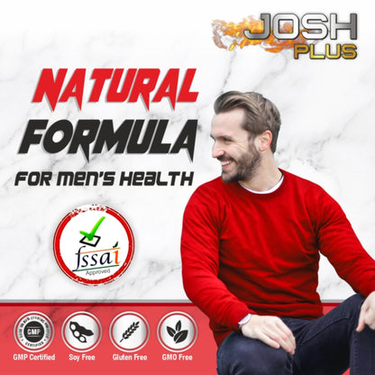 Greeniche 100% Ayurvedic Josh Plus for Men - Energy & Stamina - 100 Capsules