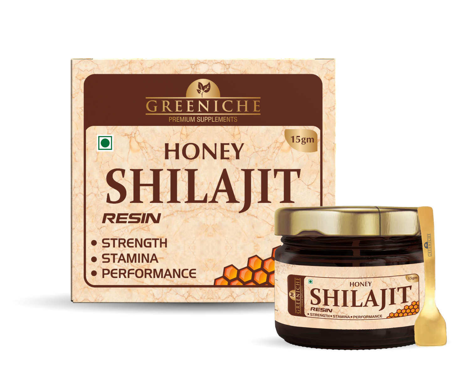 Greeniche Himalayan Honey Shilajit Resin 15g