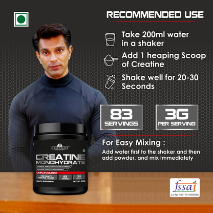 Greeniche Premium Micronized Creatine Monohydrate