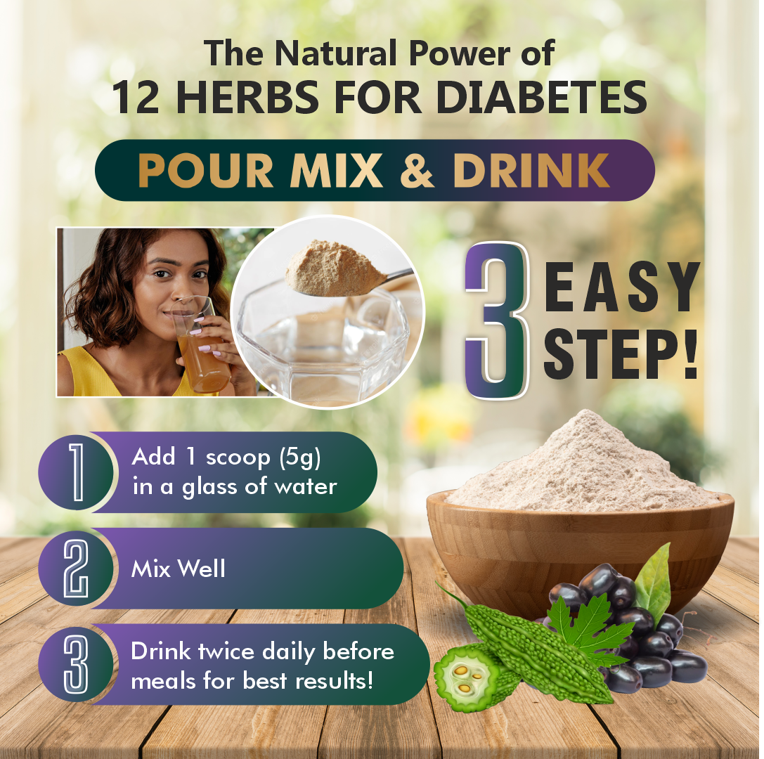 Greeniche DiabShakti Powder – Ayurvedic Support for Blood Sugar Management