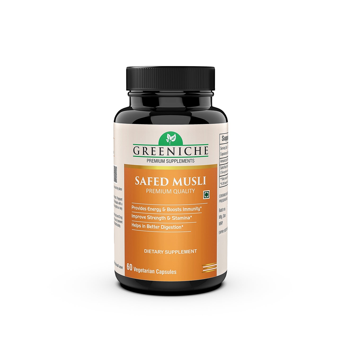 Greeniche Safed Musli Extract For Strength, Immunity & Stamina