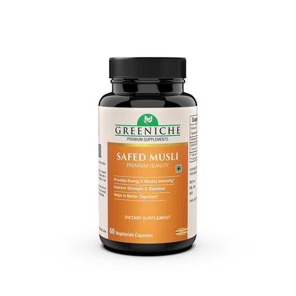 Greeniche Safed Musli Extract For Strength, Immunity & Stamina