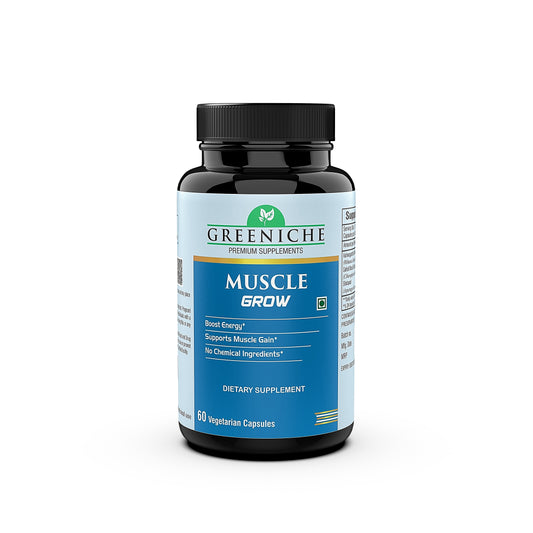 Greeniche Muscle Grow Natural Supplement For Muscle Gain & Body Strength