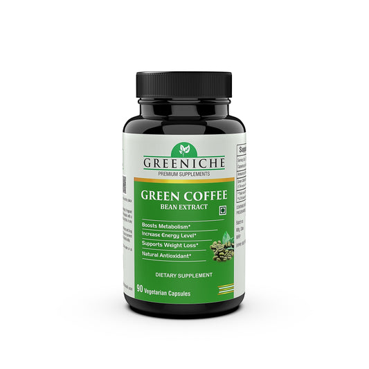 Greeniche Green Coffee Bean Extract 800mg For Weight Loss - 90 Capsules