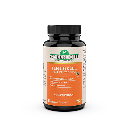 Greeniche Fenugreek for Healthy Blood Sugar Level - 60 Capsules
