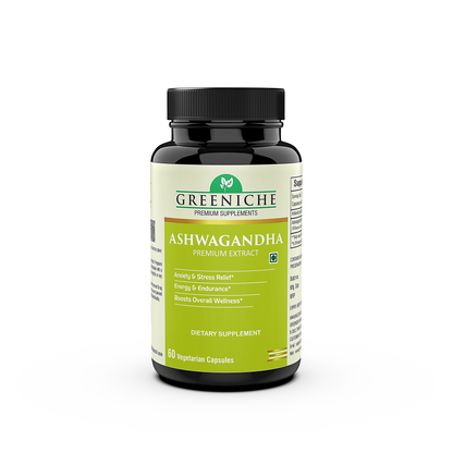Greeniche Ashwagandha For Anxiety & Stress | Energy, Endurance And General Health