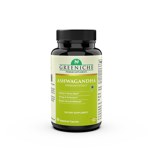 Greeniche Ashwagandha For Anxiety & Stress | Energy, Endurance And General Health