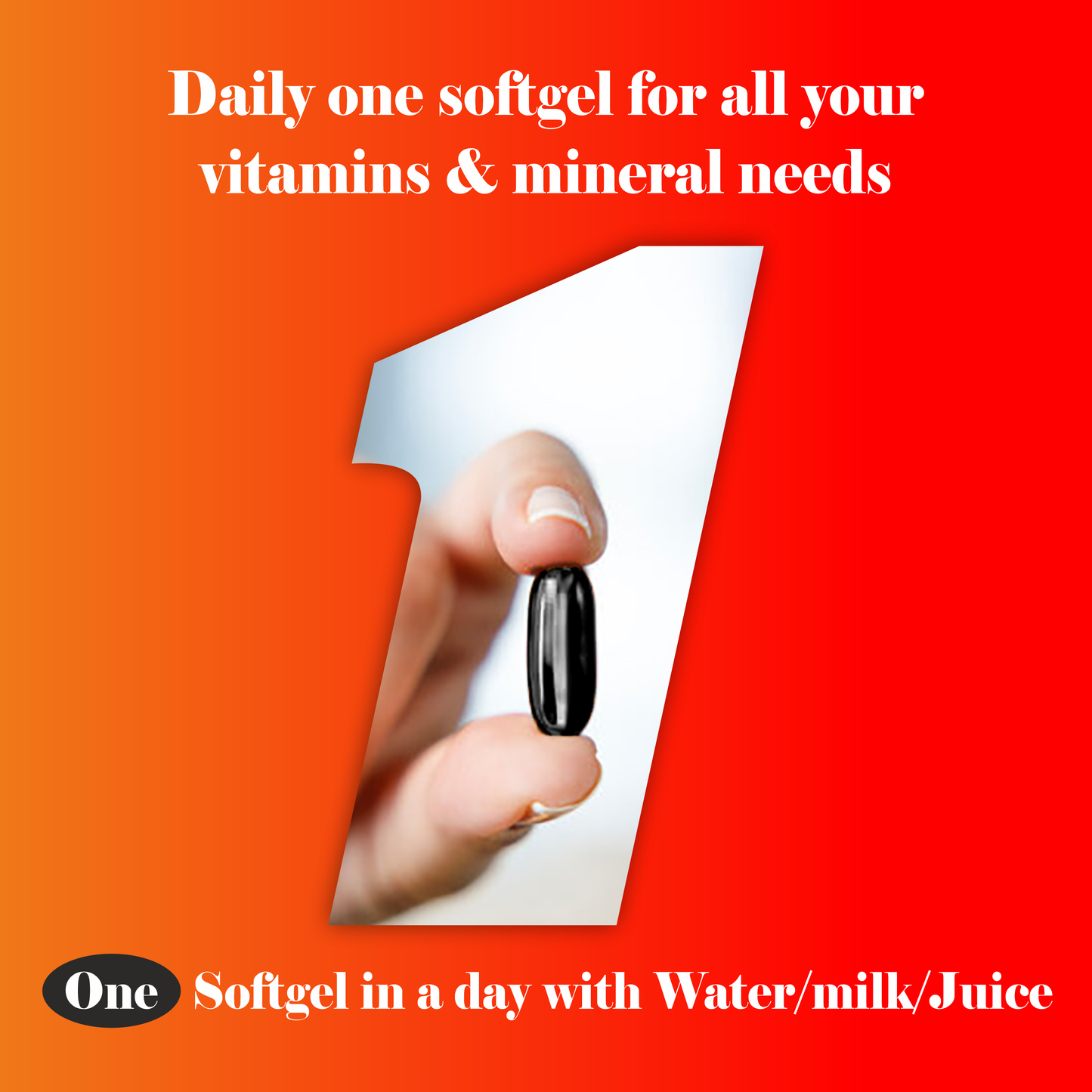 Greeniche Vita 7 Multivitamin with Ginseng for Daily Energy, Stamina & Immunity