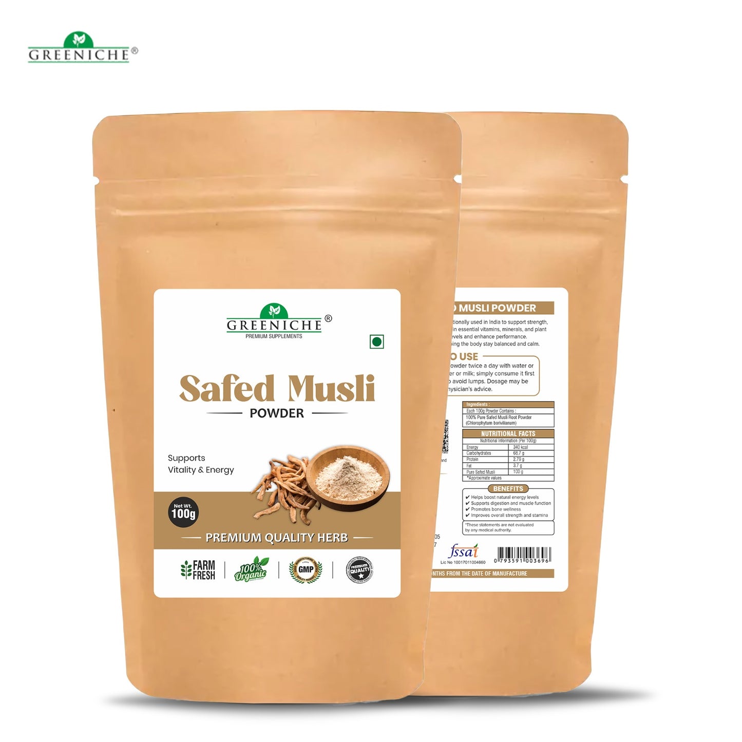 GREENICHE SAFED MUSLI POWDER