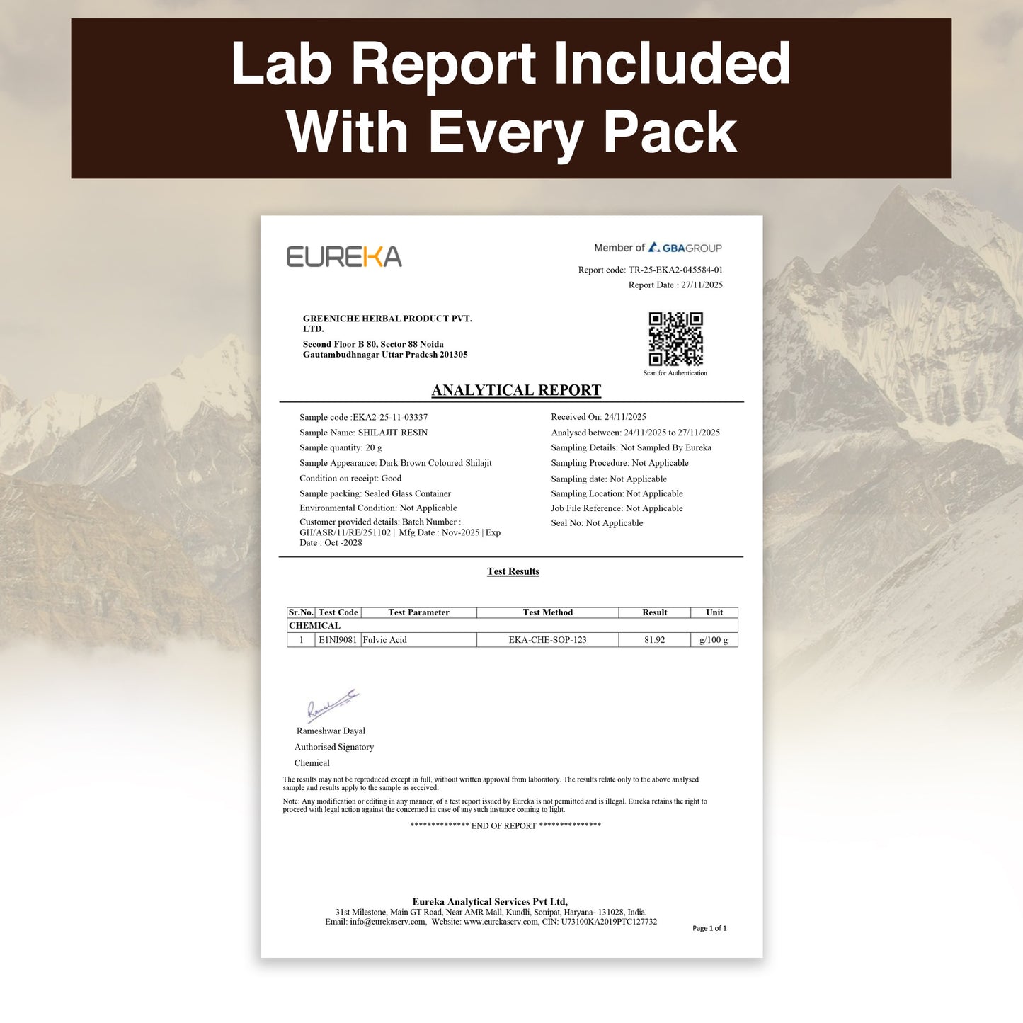 Pure Himalayan Shilajit Resin – Potent & Lab-Tested | Greeniche India