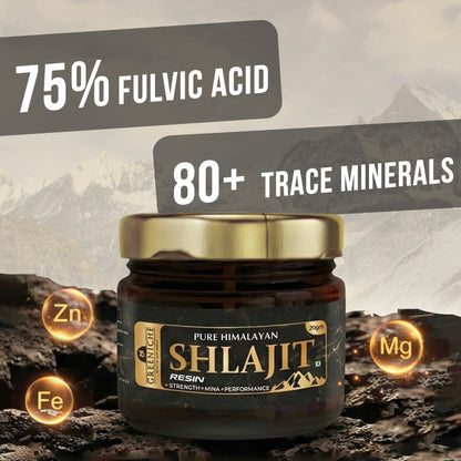 Pure Himalayan Shilajit Resin – Potent & Lab-Tested | Greeniche India