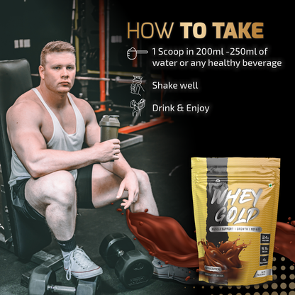 Whey Gold Isolate Blend 24g Protein Per Serving-1kg
