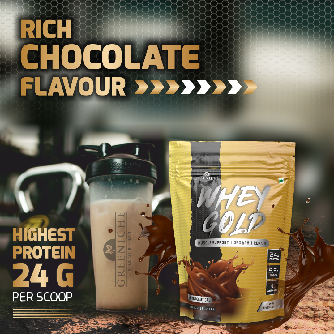 Whey Gold Isolate Blend 24g Protein Per Serving-1kg