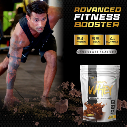 Greeniche Essential Whey Protein | 24g Protein with Digestive Enzymes