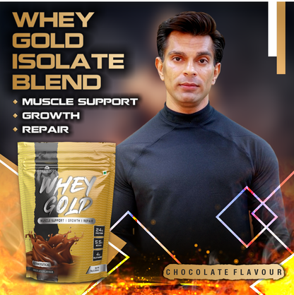 Whey Gold Isolate Blend 24g Protein Per Serving-1kg