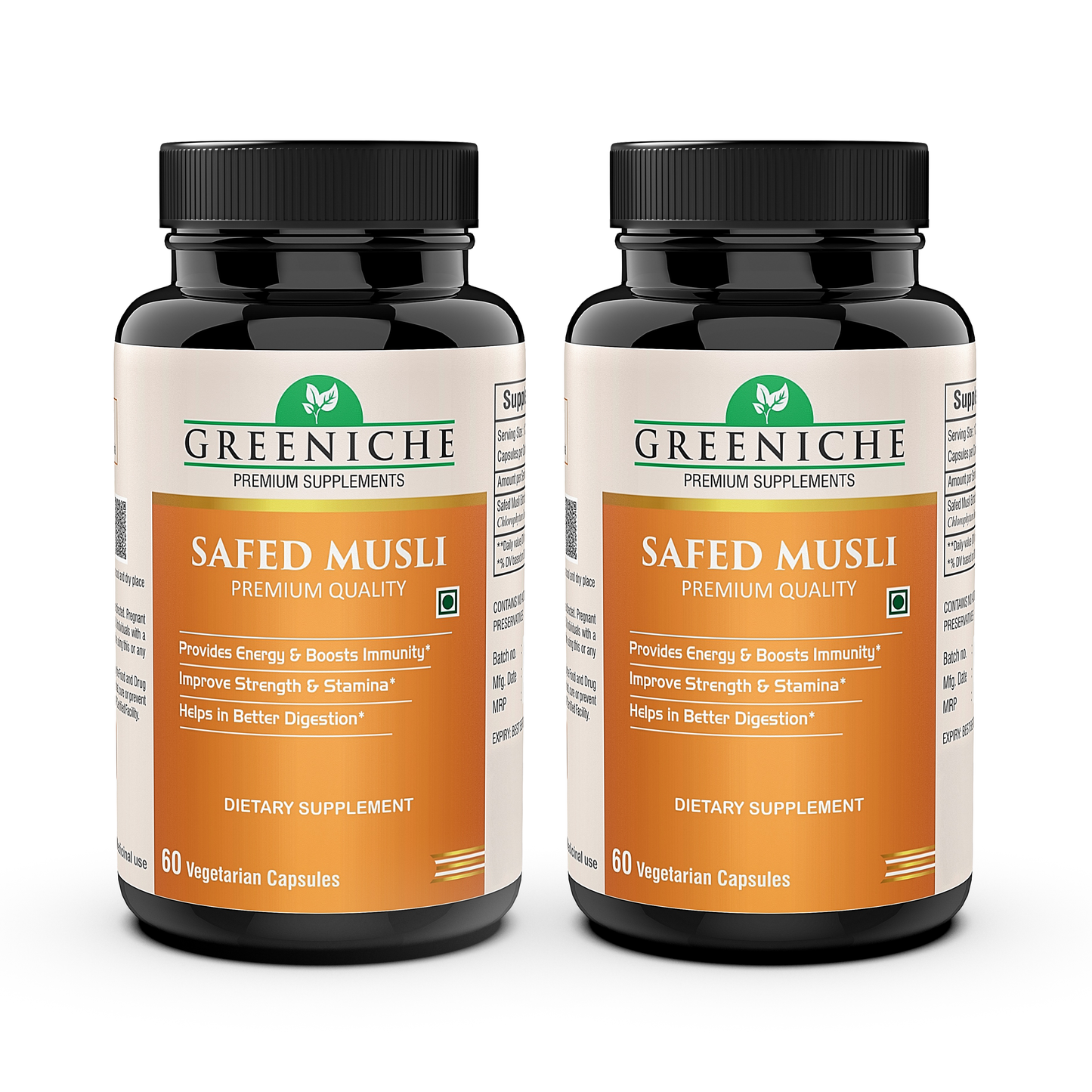 Greeniche Safed Musli Extract For Strength, Immunity & Stamina