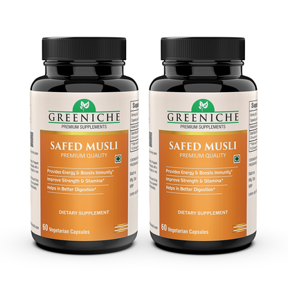 Greeniche Safed Musli Extract For Strength, Immunity & Stamina