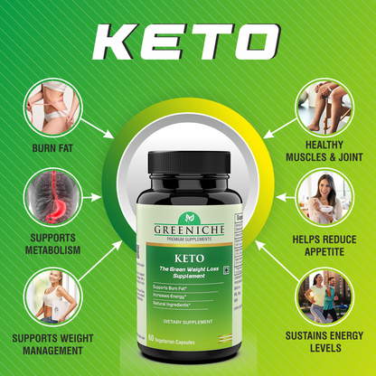 Greeniche Keto Natural Weight Loss Supplement For Men & Women