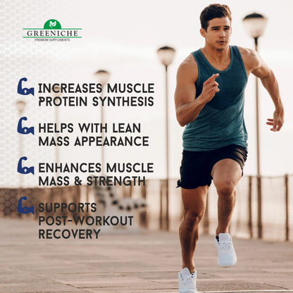 Greeniche Muscle Grow Natural Supplement For Muscle Gain & Body Strength