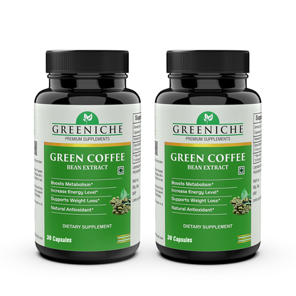 Greeniche Green Coffee Bean Extract 800mg For Weight Loss - 90 Capsules