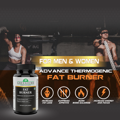 Geeniche Thermogenic Fat Burner With L-Carnitine, Garcinia, Green Tea & More Ingredients