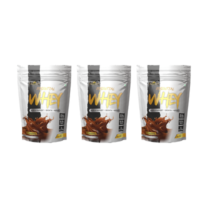 Greeniche Essential Whey Protein | 24g Protein with Digestive Enzymes