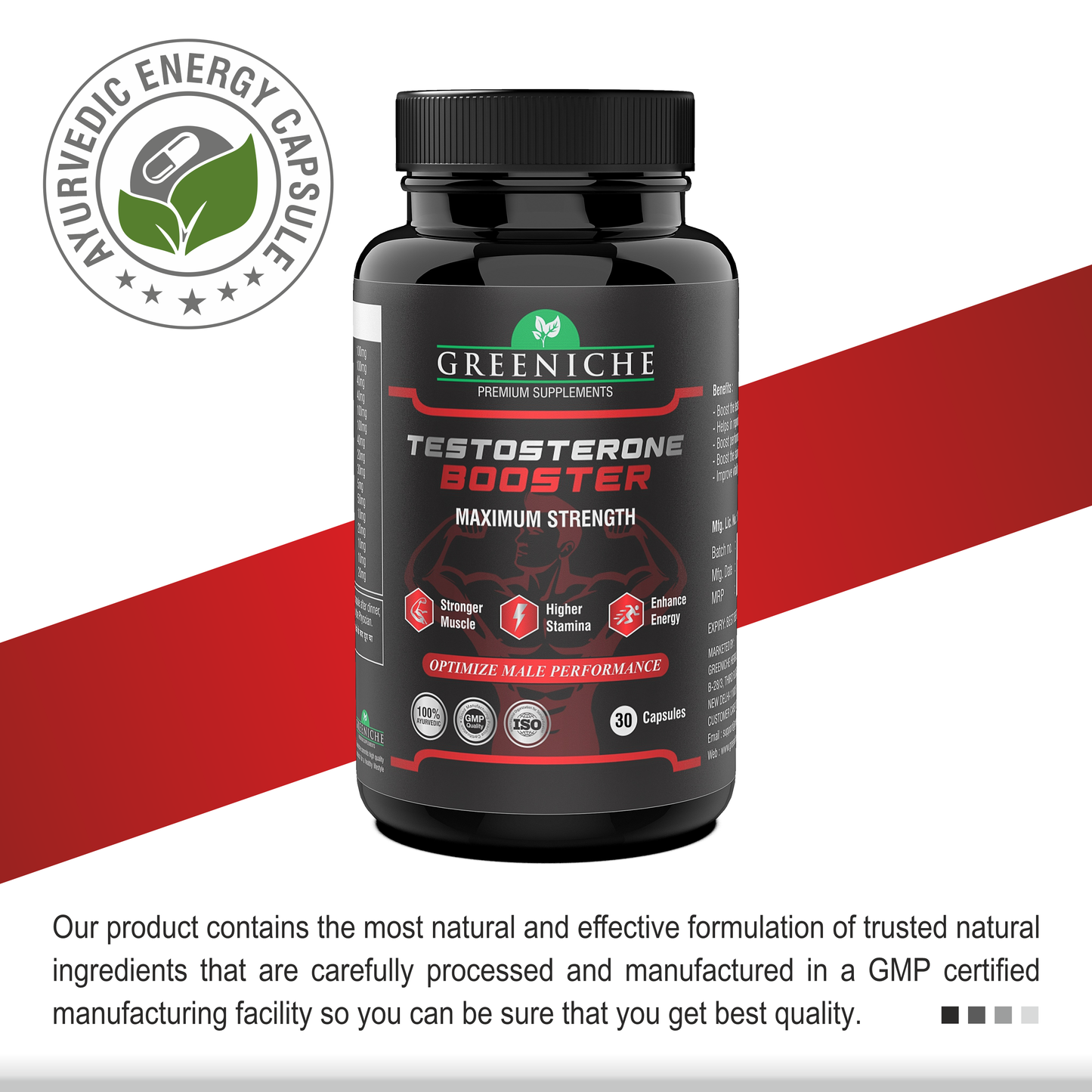 Greeniche Testosterone Booster For Men