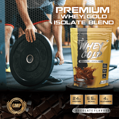 Whey Gold Isolate Blend 24g Protein Per Serving-1kg With 210g BCAA watermelon Flavor free
